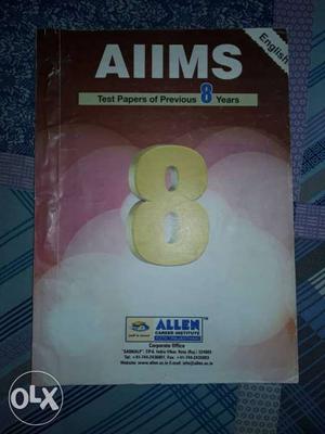 Aiims 8 years papers solved allen.. English