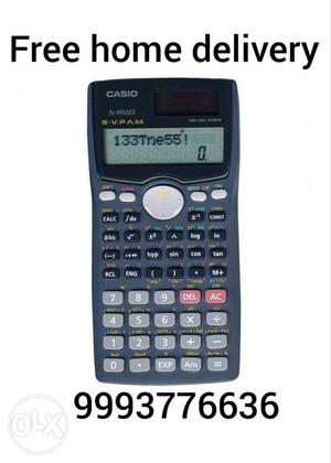 Black And Grey Casio Graphing Calculator