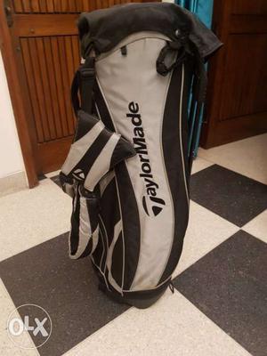 Black And White Taylor Made Golf Club Bag