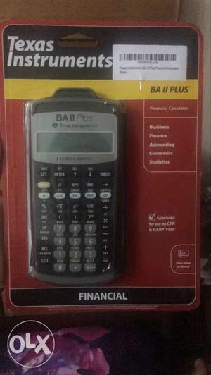 Black Texas Instruments Calculator