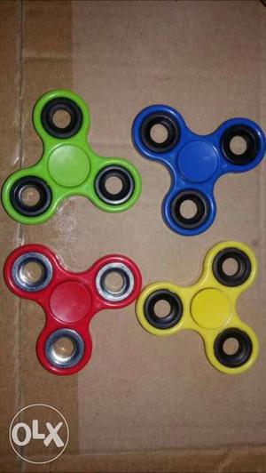 Green-blue-red-and-yellow Hand Spinners