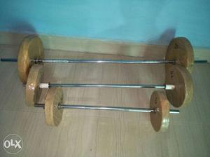 Gym Accessories i.e. 70kg weight- ,