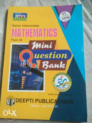 Mathematics Paper 2b Mini Question Bank Book
