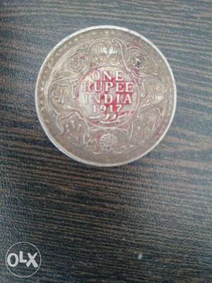 One rupees coin . himanshu.