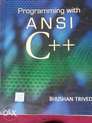 Programming With ANSI C++ Book