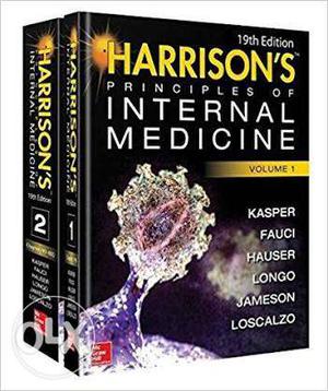 Two Harrison's Principles Of Internal Medicine Books