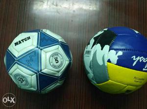 1 Football and 1 Volleyball