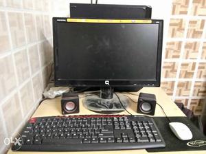 1 year used PC.. 19" LED monitor keyboard, mouse