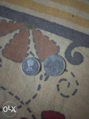 10 paise and 25 paise round Indian coins for sale