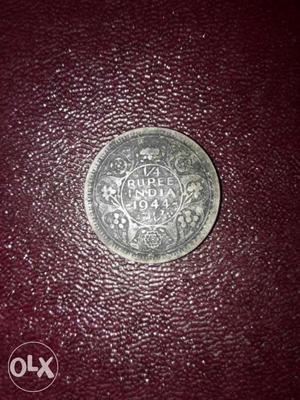 1/4 Rupee India  Coin