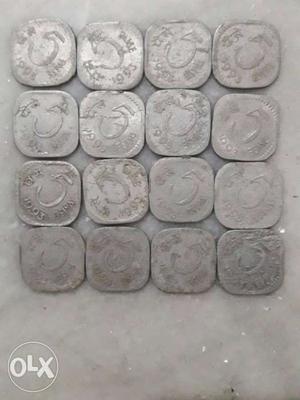 16 pics Silver Coins Collection of 