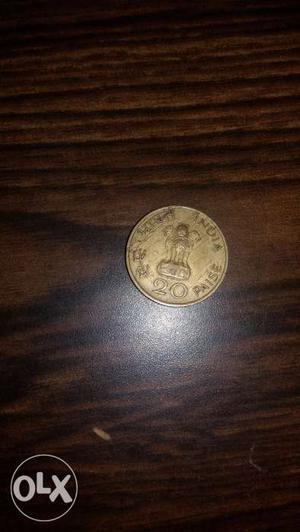 20 paisa ancient old coin  precious coin