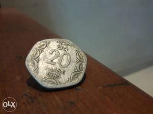 20 paise. two old coin year  and 