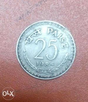 25 Indian Piase  Coin