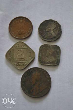 9 antiques coins for sale,more than 80years old