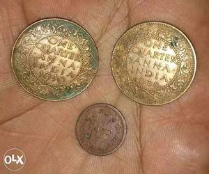 Ancient Indian Currency of George V King Emperor!