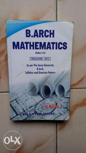 B.arch Mathematics