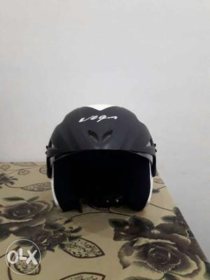 Black And White Vega Helmet