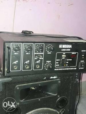 Black Megha Audio Mixer