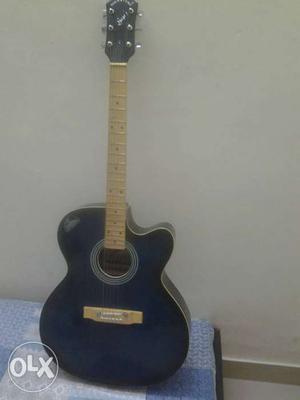 Blue Burst Cutaway Acoustic Guitar