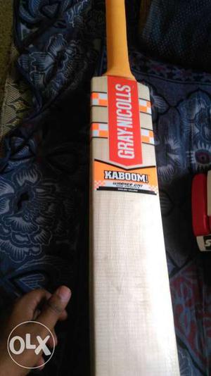 Brown And Orange Gray-Nicolls Cricket Bat