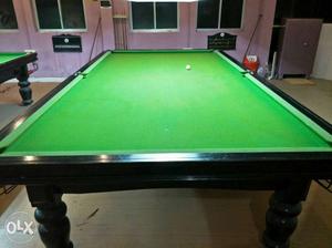 Brown Wooden Framed Pool Table
