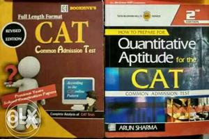 CAT books almost new. U can buy either one also.