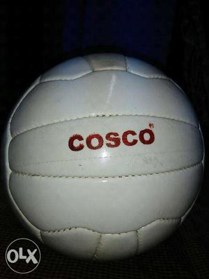 Cisco brand white football without use.