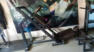Commercial heavy weigh leg press with capsule