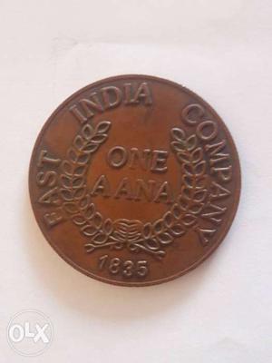 East India Company, One Anna 
