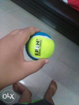 Green And Blue Tennis Ball