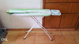 Green And White Floral Ironing Board