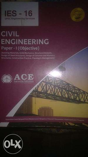 IES objective books 1&2, and paper 2 conventional book