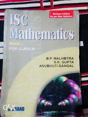 ISC Mathematics Textbook