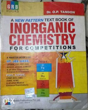 Inorganic Chemistry by Dr. OP Tandon. Best new