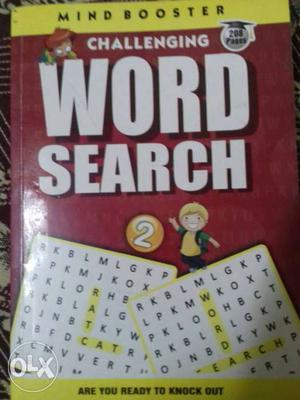 Mind Booster Challenging Word Search Book