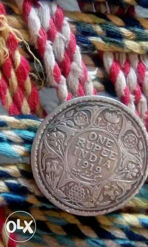  One Indian Rupe Orund Coin