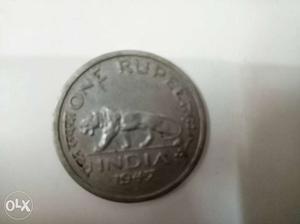 One rupee coin of 