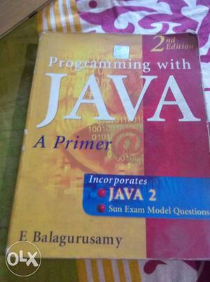 Programming with Java, A Primer by E Balagurusamy