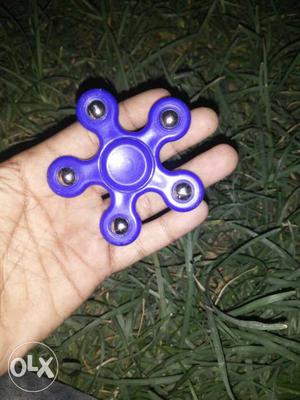 Purple 5-bladed Fidget Spinner