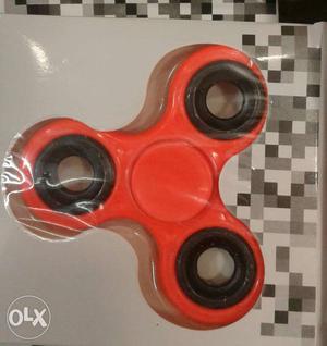 Red And Black Fidget Hand Spinner
