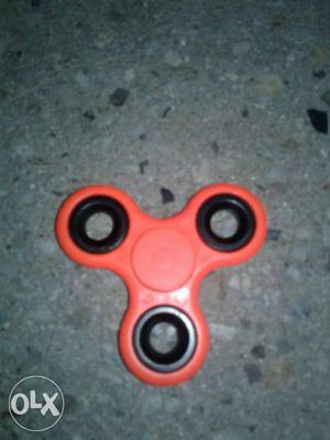 Red And Black Fidget Spinner