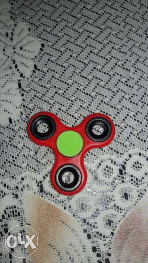 Red And Green Hand Spinner