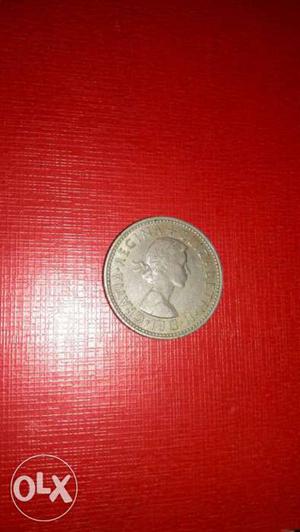Round Silver Regina Coin