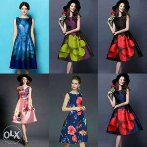 Six Women's Dresses