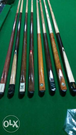 Snooker sticks all brand available