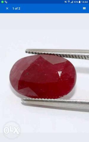 Unused New African Natural Ruby 7ct Only 