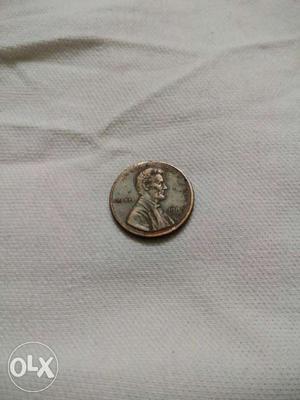Usa  Lincoln Memorial One Cent Copper Plated