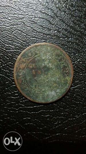 Vintage coin [one quarter anna] Early 19th