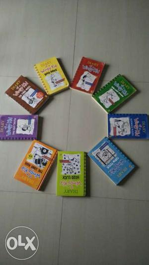 Wimpy Kid - set of 9 books. Excellent condition